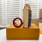 PETIT SAC PLAT BLUE MONOGRAM SINCE 1854 TEXTILE - Image 4