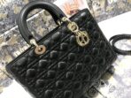 LARGE LADY BAG 32CM BLACK CANNAGE - Image 7
