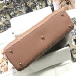 LARGE LADY BAG 32CM BEIGE CANNAGE - Image 6