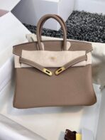 HM BIRKIN 25CM BROWN   GOLD HARDWARE - Image 2