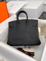 HM BIRKIN 25CM BLACK   GOLD HARDWARE - Image 4