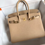 HM BIRKIN 25CM BEIGE   GOLD HARDWARE - Image 3