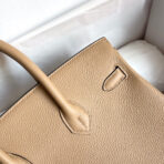 HM BIRKIN 25CM BEIGE   GOLD HARDWARE - Image 4