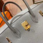 HM BIRKIN 30CM OLIVE GREEN GOLD HARDWARE - Image 9