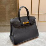 HM BIRKIN 30CM BLACK SWIFT  GOLD HARDWARE - Image 2