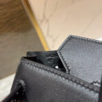 HM BIRKIN 30CM BLACK SWIFT  GOLD HARDWARE - Image 9