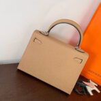 HM KELLY 25CM BEIGE   SILVER HARDWARE - Image 3