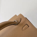 HM KELLY 25CM BEIGE   SILVER HARDWARE - Image 8
