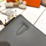 HM KELLY 25CM GRIS MOUETTE   GOLD HARDWARE - Image 7