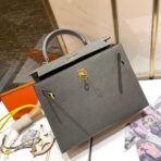 HM KELLY 25CM GRIS MOUETTE   GOLD HARDWARE - Image 8