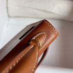 HM KELLY 19CM GOLD SADDLE  GOLD HARDWARE - Image 6