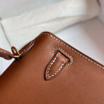 HM KELLY 19CM GOLD SADDLE  GOLD HARDWARE - Image 7