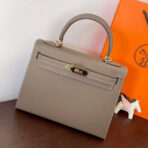 HM KELLY 28CM ETAIN   GOLD HARDWARE