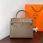 HM KELLY 28CM ETAIN   GOLD HARDWARE - Image 4