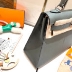 HM KELLY 25CM GRIS MOUETTE   SILVER HARDWARE - Image 5