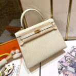 HM KELLY 25CM WHITE   GOLD HARDWARE - Image 3