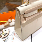 HM KELLY 25CM WHITE   GOLD HARDWARE - Image 5