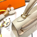 HM KELLY 25CM WHITE   GOLD HARDWARE - Image 7