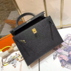 HM KELLY 25CM BLACK   GOLD HARDWARE - Image 4