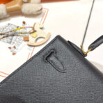 HM KELLY 25CM BLACK   GOLD HARDWARE - Image 8