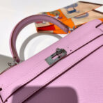 HM KELLY 25CM PINK   SILVER HARDWARE - Image 5