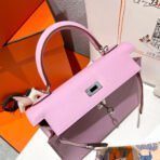 HM KELLY 25CM PINK   SILVER HARDWARE - Image 9