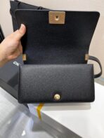 BOY BAG MEDIUM 25 BLACK CAVIAR GOLD HARDWARE - Image 8