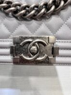 BOY BAG MEDIUM 25 GREY CAVIAR RUTHENIUM HARDWARE - Image 4