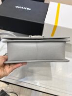 BOY BAG MEDIUM 25 GREY CAVIAR RUTHENIUM HARDWARE - Image 6