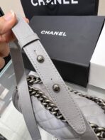 BOY BAG MEDIUM 25 GREY CAVIAR RUTHENIUM HARDWARE - Image 8