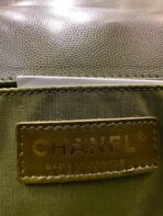 BOY BAG MEDIUM 25 KHAKI CAVIAR GOLD HARDWARE - Image 10