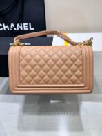BOY BAG MEDIUM 25 BROWN CAVIAR GOLD HARDWARE - Image 8