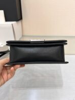 BOY BAG SMALL 20 BLACK CHEVRON CAVIAR RUTHENIUM HARDWARE - Image 7