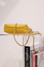 CC HOBO BAG 22 YELLOW LAMBSKIN GOLD HARDWARE - Image 7