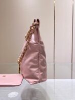 CC HOBO BAG 22 PINK LAMBSKIN GOLD HARDWARE - Image 5