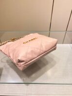 CC HOBO BAG 22 PINK LAMBSKIN GOLD HARDWARE - Image 10