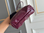 CC HOBO BAG 22 BURGUNDY LAMBSKIN GOLD HARDWARE 20CM - Image 4