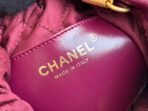 CC HOBO BAG 22 BURGUNDY LAMBSKIN GOLD HARDWARE 20CM - Image 7