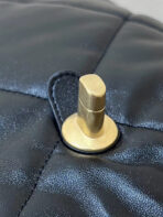 CC 19 BACKPACK BAG 26CM BLACK GOATSKIN GOLD HARDWARE - Image 9