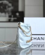 CC 22 ANTIBA HOBO BAG LIGHT BLUE 20CM - Image 5