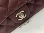 MINI SQUARE FLAP BAG 17CM CHOCOLATE CAVIAR SILVER HARDWARE - Image 4