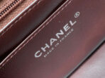 MINI SQUARE FLAP BAG 17CM CHOCOLATE CAVIAR SILVER HARDWARE - Image 10
