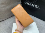 MINI SQUARE FLAP BAG 17CM BROWN LAMBSKIN SILVER HARDWARE - Image 6
