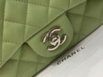 MINI SQUARE FLAP BAG 17CM GREEN CAVIAR SILVER HARDWARE - Image 5