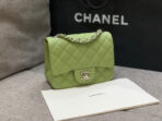 MINI SQUARE FLAP BAG 17CM GREEN CAVIAR SILVER HARDWARE - Image 3