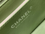 MINI SQUARE FLAP BAG 17CM GREEN CAVIAR SILVER HARDWARE - Image 9