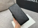 MINI SQUARE FLAP BAG 17CM BLACK CAVIAR SILVER HARDWARE - Image 6
