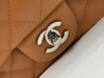 MINI SQUARE FLAP BAG 17CM BROWN CAVIAR SILVER HARDWARE - Image 5