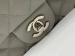 MINI SQUARE FLAP BAG 17CM GREY CAVIAR SILVER HARDWARE - Image 6