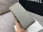 MINI SQUARE FLAP BAG 17CM GREY CAVIAR SILVER HARDWARE - Image 7